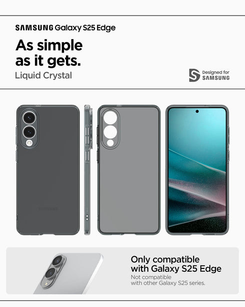 Spigen Galaxy S25 Edge Case – Liquid Crystal